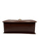 Gucci Brown Leather Bamboo Handle Gold Hardware Turnlock Purse Brown / M