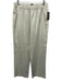 Jenni Kayne Size Medium White & Blue Viscose Blend Elastic Waist Striped Pants White & Blue / Medium