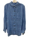 Pilcro and the Letterpress Size 6 Light Blue Linen Blend Long Sleeve Top Light Blue / 6