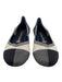 Rothy's Shoe Size 7.5 Black & Beige Textile Round Toe Woven Flats Black & Beige / 7.5