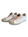 Golden Goose Shoe Size 37 White Leather Round Toe Lace Up Sneaker Shoes White / 37