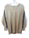 Akris Size Est L Beige Wool & Cashmere Knit Long Sleeve Seam Detail Sweater Beige / Est L