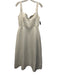 Elliatt Size S White Polyester Sleeveless Sweetheart Neckline Back Zip Dress White / S