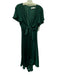 Petal + Pup Size 6 Emerald Green Polyester Flutter Cap sleeve Tie Bust Dress Emerald Green / 6