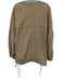 Pilcro Size S Beige Cotton Crew Neck Inside Out Design Button Up Oversize Jacket Beige / S