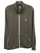 Johnnie O Size M Gray Synthetic Heathered Zip UP Athleisure Long Sleeve Shirt Gray / M