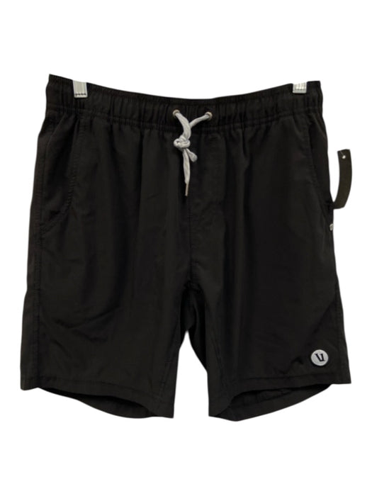 Vuori Size M Black Synthetic Solid Athleisure Men's Shorts Black / M