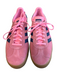 Adidas Shoe Size 9.5 Pink & blue Suede & Leather Round Toe Lace Up Low Top Shoes Pink & blue / 9.5