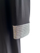 Frank Lyman Size 8 Black & Silver Polyester V Neck Long Sleeve Back Zip Dress Black & Silver / 8