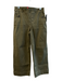 Spanx Size MP Green Cotton Blend Wide Leg Elastic Waist Pockets Pants Green / MP
