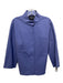 Lafayette 148 Size S Periwinkle Purple cotton & polyamide Zip Mock Neck Jacket Periwinkle Purple / S