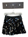 Queen of Sparkles Size XS Black Sequins Side Zip Mini Skort Black / XS