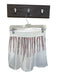Queen of Sparkles Size S White & Red Cotton High Waist Studded Shorts White & Red / S