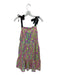 Queen of Sparkles Size S Purple & Lime Sequins Tie Straps Back Zip Short Dress Purple & Lime / S