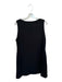 Queen of Sparkles Size M Black & Red Cotton Blend Sleeveless Fringe V Neck Dress Black & Red / M