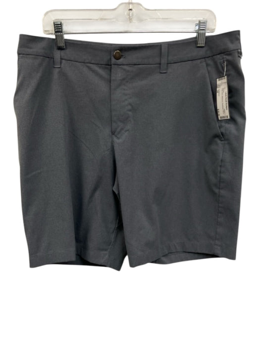 Lululemon Size 34 Gray Grid Athleisure Men's Shorts Gray / 34