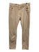 Peter Millar Size 36 Beige Cotton Blend Solid Zip Fly Men's Pants Beige / 36