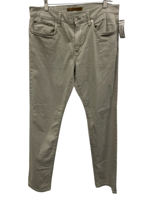 Joes Size 34 Light Beige Cotton Solid Zip Fly Men's Pants Light Beige / 34