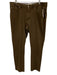 Peter Millar Size 36 Brown Cotton Solid Zip Fly Men's Pants Brown / 36
