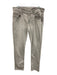 7 For All Mankind Size 34 Light Gray Cotton Solid Jean Men's Pants Light Gray / 34