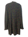 Rickie Freeman for Teri Jon Size Large Black & Multi Wool Blend Dotted Coat Black & Multi / Large