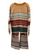 Skhoop Size M/L Cream, Orange, Multi Wool Blend Knit Fair Isle Sweater Set Cream, Orange, Multi / M/L