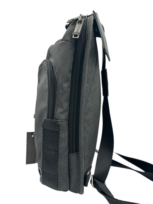 Tumi Gray Synthetic Solid Crossbody Men's Bag Gray