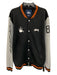 Stussy Size XXL Black & Gray Cotton Blend Varsity Bomber Men's Jacket Black & Gray / XXL