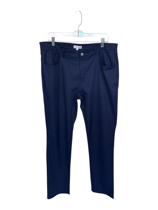 Peter Millar Size 36X32 Navy Recycled Polyester Solid Men's Pants Navy / 36X32