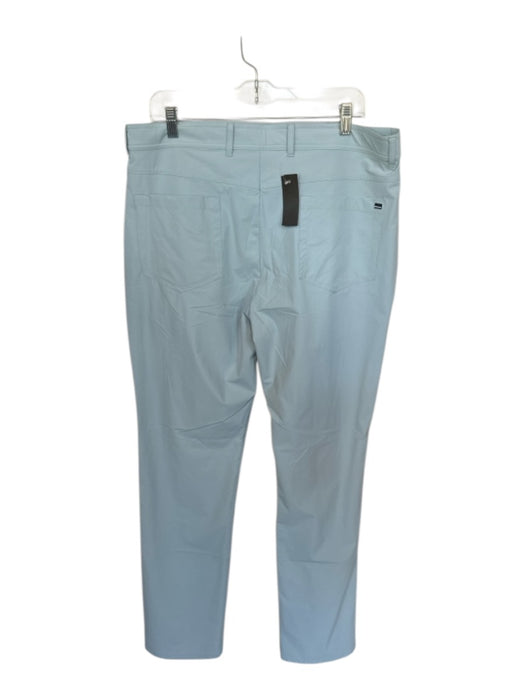 Onward Reserve Size 36X32 Light blue Nylon Blend Snap Button Athletic Pants Light blue / 36X32
