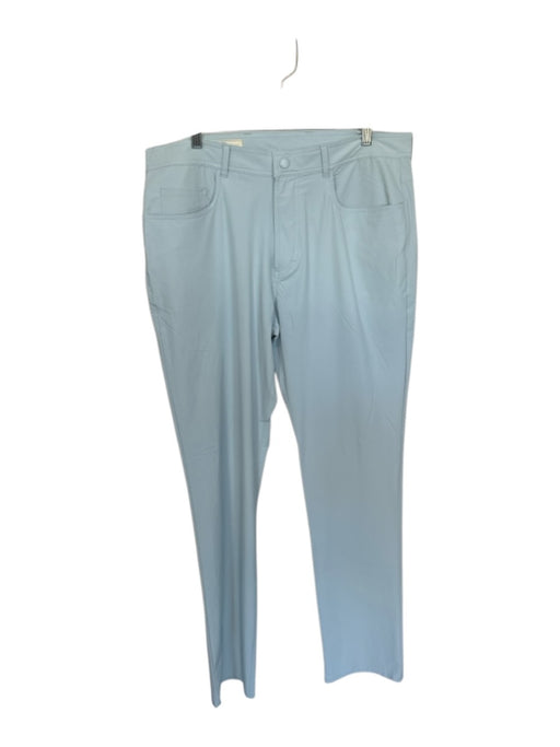 Onward Reserve Size 36X32 Light blue Nylon Blend Snap Button Athletic Pants Light blue / 36X32