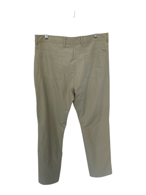 Onward Reserve Size 36X32 Khaki Nylon Blend Snap Button Athletic Men's Pants Khaki / 36X32