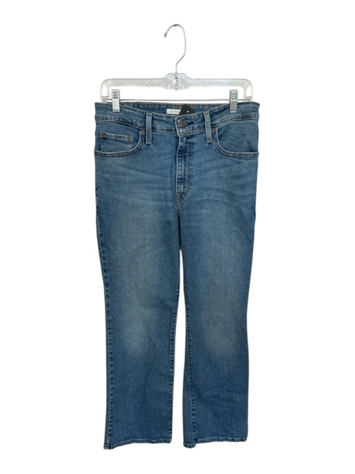 Levi's Size 29 Med Dark Wash Cotton High Waist Bootcut Flare Jeans Med Dark Wash / 29