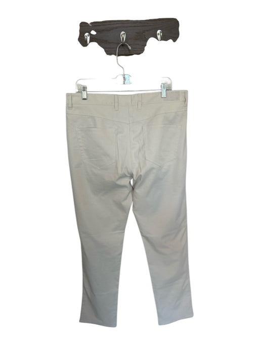 Peter Millar Size 36X32 Light Khaki Polyester Solid Men's Pants Light Khaki / 36X32