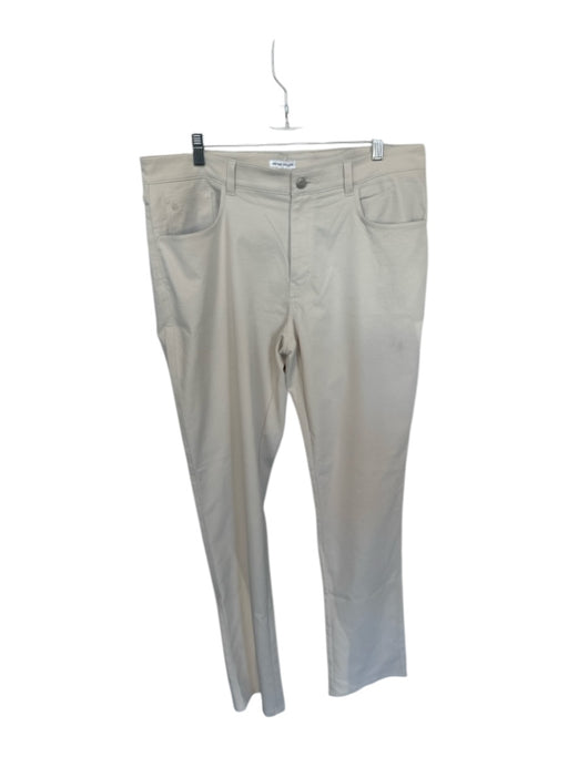 Peter Millar Size 36X32 Light Khaki Recycled Polyester Solid Men's Pants Light Khaki / 36X32