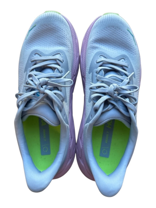 Hoka Shoe Size 8.5 purple & pink Canvas Perforated Platform Athletic Sneakers purple & pink / 8.5