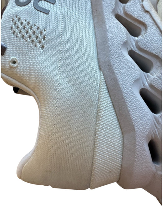 On Cloud Shoe Size 14 AS IS White Canvas Perforated Athletic Men's Sneakers White / 14