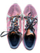 On Cloud Shoe Size 9.5 Pink & Orange Canvas Platform Perforated Slippers Pink & Orange / 9.5