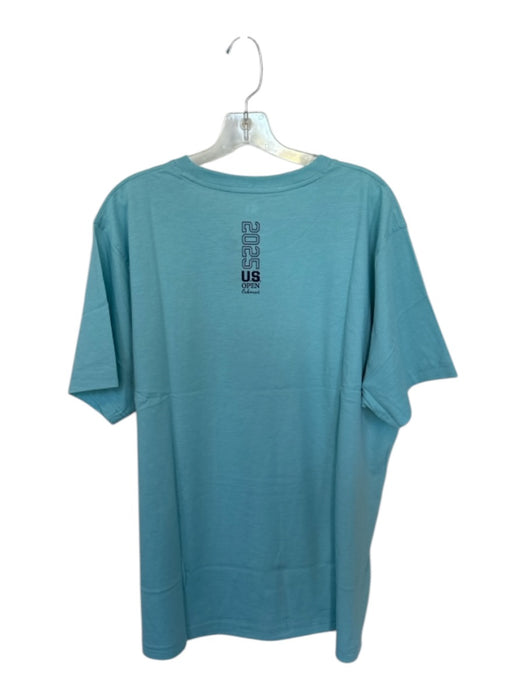 FJ NWT Size XL Blue & White Cotton Blend Golf Athletic Men's T-Shirt Blue & White / XL