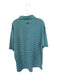 Onward Reserve Size XXL Green & Blue Polyester Striped Athletic Men's Polo Green & Blue / XXL