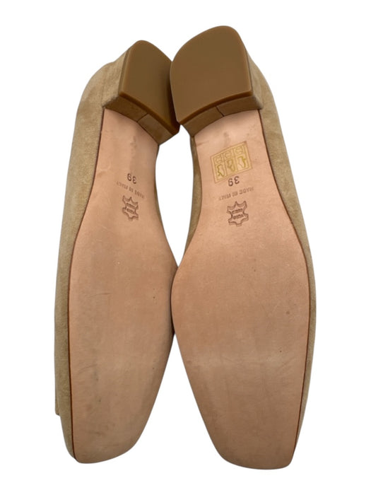 Ann Mashburn Shoe Size 39 Beige Leather Upper Suede Buckle Detail Pumps Beige / 39