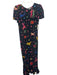 Rhode Size 6 Black & Multi Viscose Celestial Zodiac Print Short Sleeve Dress Black & Multi / 6