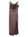 Jenny Yoo Collection Size XS Muted purple Polyester Strapless Leg Slit Gown Muted purple / XS
