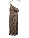 Jenny Yoo Size 2 Purple & Green Polyester Sheer Overlay Floral Embroidery Gown Purple & Green / 2
