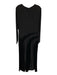 Lauren Ralph Lauren Evening Size 14 Black Polyester Blend Satin panel Maxi Dress Black / 14