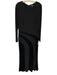 Lauren Ralph Lauren Evening Size 14 Black Polyester Blend Satin panel Maxi Dress Black / 14