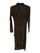 Good American Size L Brown & Black Nylon & Elastane Snakeskin print Ruched Dress Brown & Black / L