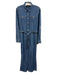 Lauren Ralph Lauren Size 6 Medium Wash Cotton Tie Belt Wide Leg Pockets Jumpsuit Medium Wash / 6