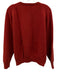 Daniel Cremieux Size L Red Cashmere Solid V Neck Men's Sweater Red / L