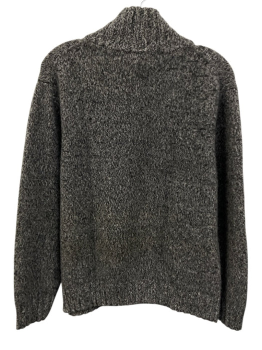 Daniel Cremieux Size L Gray Cashmere Solid Quarter Zip Men's Sweater Gray / L